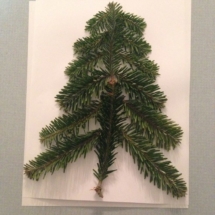 Homemade Christmas Tree Art