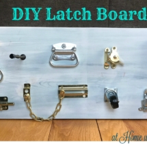 DIY latch board